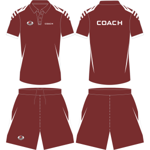 Professional Athletic Coach Polo T-Shirt & Shorts Kit