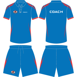 Professional Athletic Coach Polo T-Shirt & Shorts Kit