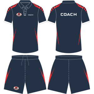 Professional Athletic Coach Polo T-Shirt & Shorts Kit