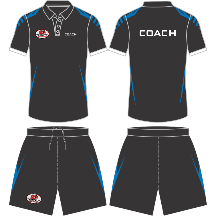 Professional Athletic Coach Polo T-Shirt & Shorts Kit
